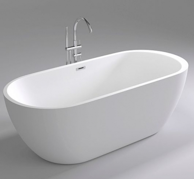 Акриловая ванна Black & White SB105 170 см отдельностоящая